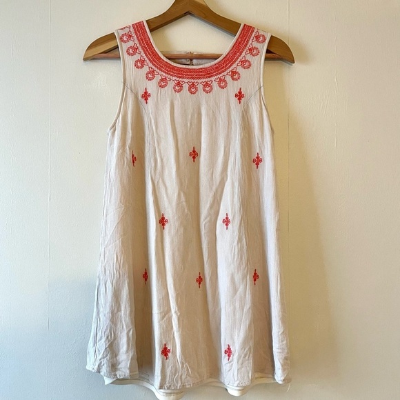 Blu Pepper Tops - Blu Pepper Tank Top-Cream-Size S